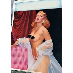 Large 1956 Pinups Censored Salesman Samples Litho Prints 3 Available
